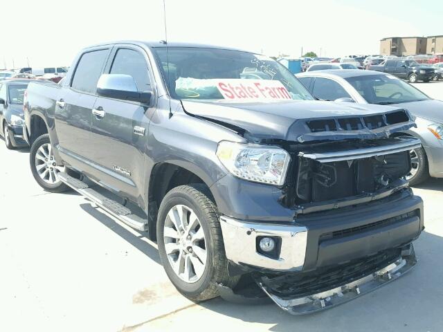 5TFFW5F12HX213461 - 2017 TOYOTA TUNDRA CRE GRAY photo 1