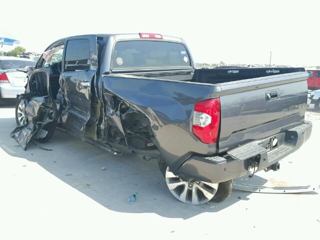 5TFFW5F12HX213461 - 2017 TOYOTA TUNDRA CRE GRAY photo 3