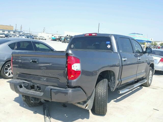 5TFFW5F12HX213461 - 2017 TOYOTA TUNDRA CRE GRAY photo 4