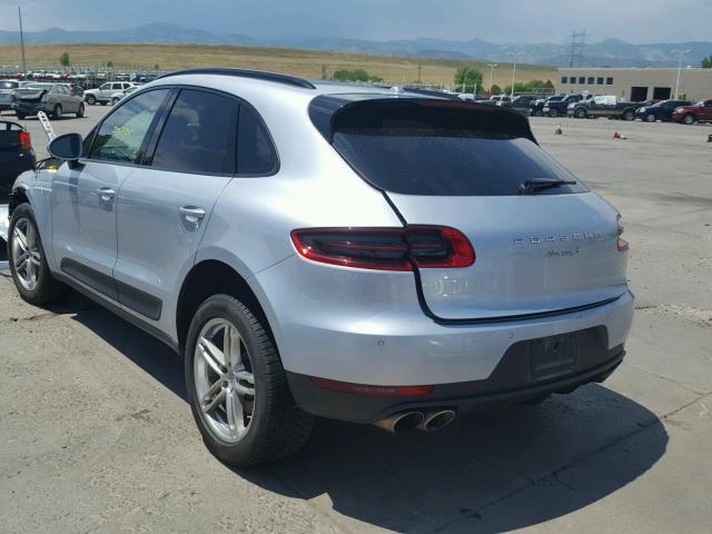 WP1AB2A58FLB54885 - 2015 PORSCHE MACAN S SILVER photo 3