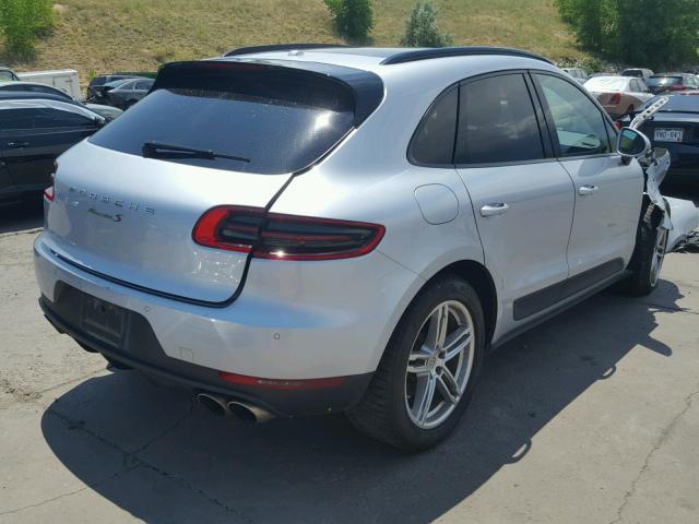 WP1AB2A58FLB54885 - 2015 PORSCHE MACAN S SILVER photo 4