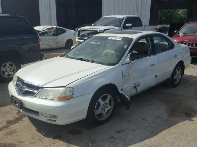 19UUA56643A046552 - 2003 ACURA 3.2TL WHITE photo 2