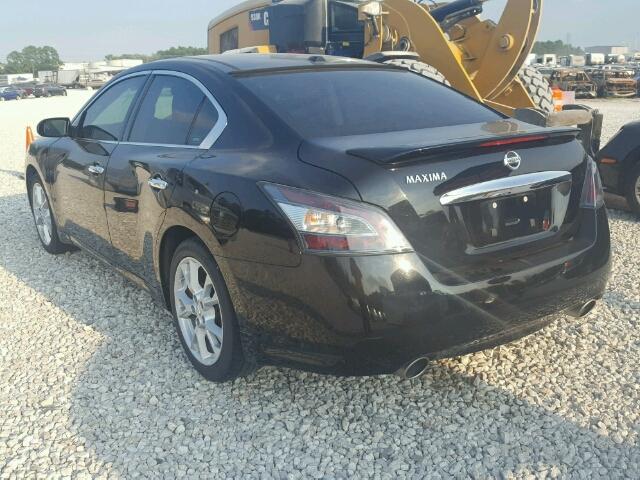 1N4AA5AP0DC809003 - 2013 NISSAN MAXIMA S BLACK photo 3