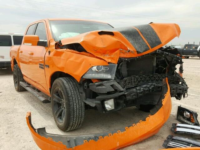 1C6RR7MT3HS577865 - 2017 RAM 1500 SPORT ORANGE photo 1