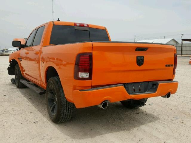 1C6RR7MT3HS577865 - 2017 RAM 1500 SPORT ORANGE photo 3