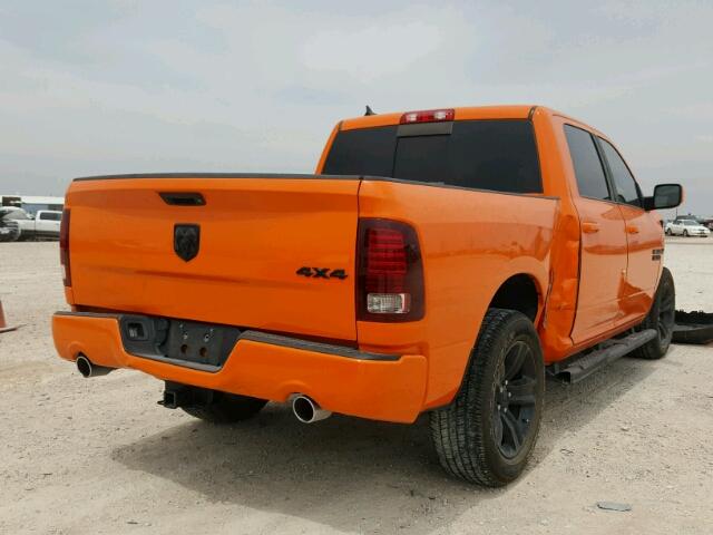 1C6RR7MT3HS577865 - 2017 RAM 1500 SPORT ORANGE photo 4