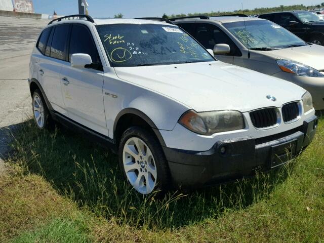 WBXPA73445WC50905 - 2005 BMW X3 WHITE photo 1