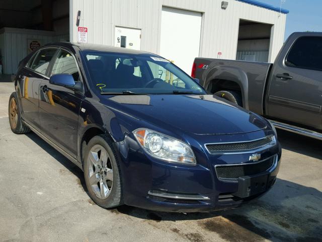 1G1ZH57B48F260987 - 2008 CHEVROLET MALIBU 1LT BLUE photo 1