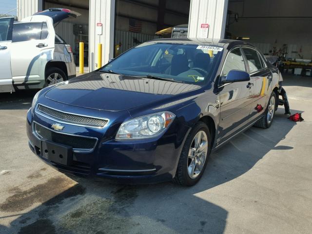 1G1ZH57B48F260987 - 2008 CHEVROLET MALIBU 1LT BLUE photo 2