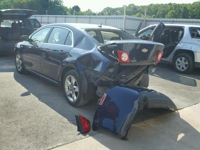 1G1ZH57B48F260987 - 2008 CHEVROLET MALIBU 1LT BLUE photo 3