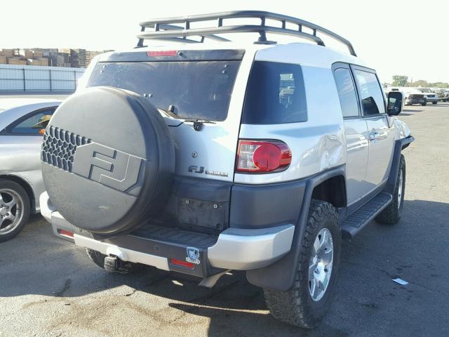 JTEBU11F88K050467 - 2008 TOYOTA FJ CRUISER SILVER photo 4