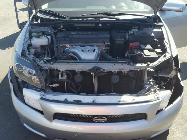 JTKDE167290281950 - 2009 TOYOTA SCION TC ვერცხლისფერი ფოტო 7