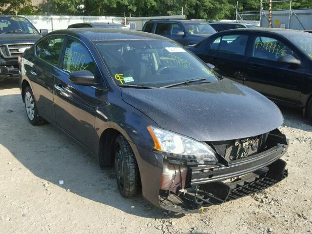 3N1AB7AP1DL794506 - 2013 NISSAN SENTRA GRAY photo 1