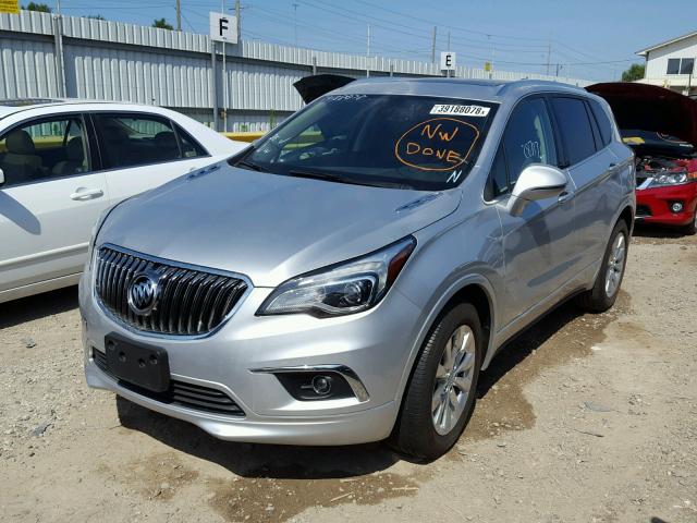 LRBFXBSA4HD003199 - 2017 BUICK ENVISION E SILVER photo 2