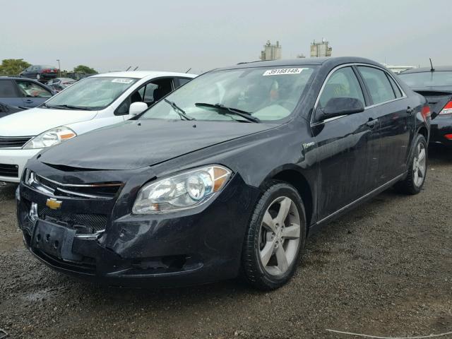 1G1ZF57509F107248 - 2009 CHEVROLET MALIBU HYB BLACK photo 2