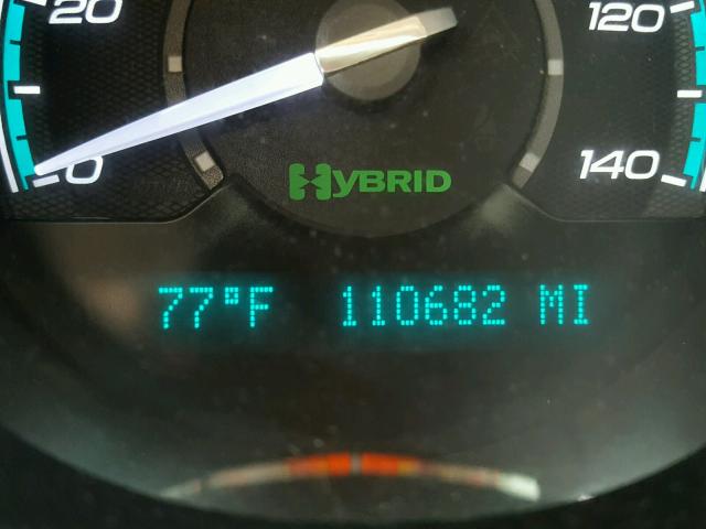 1G1ZF57509F107248 - 2009 CHEVROLET MALIBU HYB 黑色 照片 8