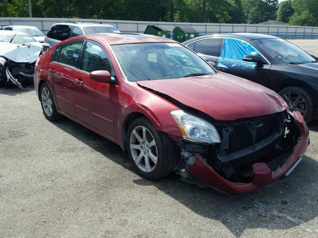 1N4BA41E17C814373 - 2007 NISSAN MAXIMA SE RED photo 1