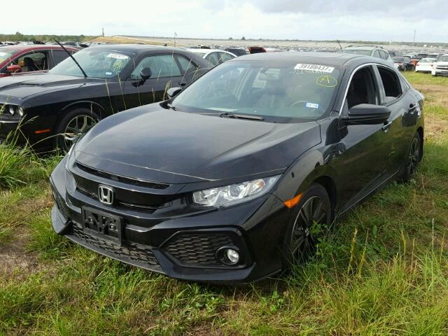 SHHFK7H52HU208261 - 2017 HONDA CIVIC BLACK photo 2