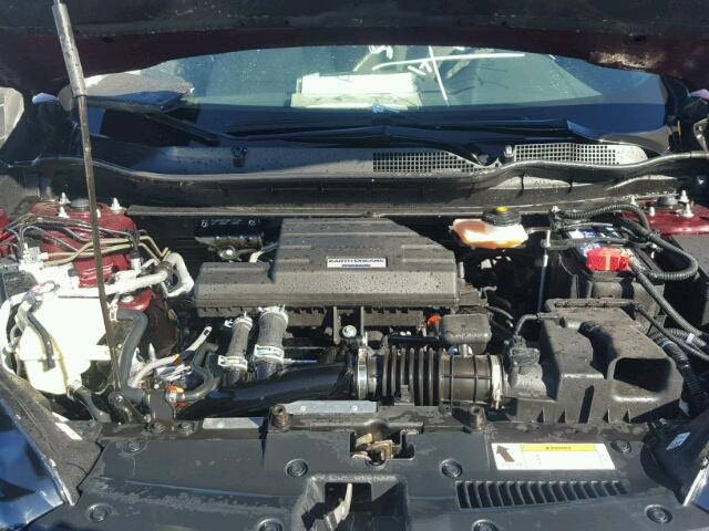 7FARW1H5XHE015912 - 2017 HONDA CR-V EX მუქწითელი ფოტო 7