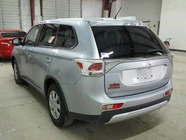 JA4AD2A34FZ014009 - 2015 MITSUBISHI OUTLANDER BLUE photo 3