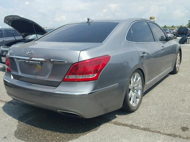 KMHGH4JHXDU063281 - 2013 HYUNDAI EQUUS GRAY photo 4