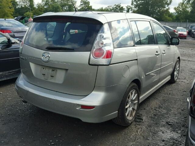 JM1CR29L970155040 - 2007 MAZDA 5 SILVER photo 4