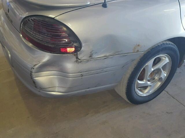1G2WJ52K8XF253999 - 1999 PONTIAC GRAND PRIX SILVER photo 9