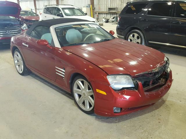 1C3AN65L85X060722 - 2005 CHRYSLER CROSSFIRE RED photo 1