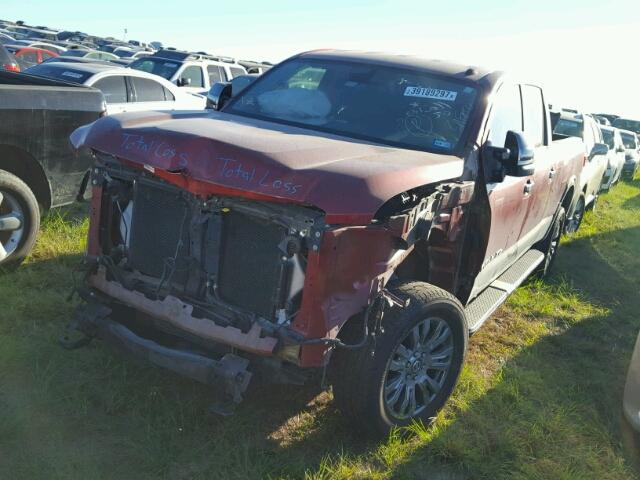 1N6BA1F26GN507712 - 2016 NISSAN TITAN XD RED photo 2