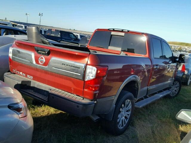 1N6BA1F26GN507712 - 2016 NISSAN TITAN XD RED photo 4