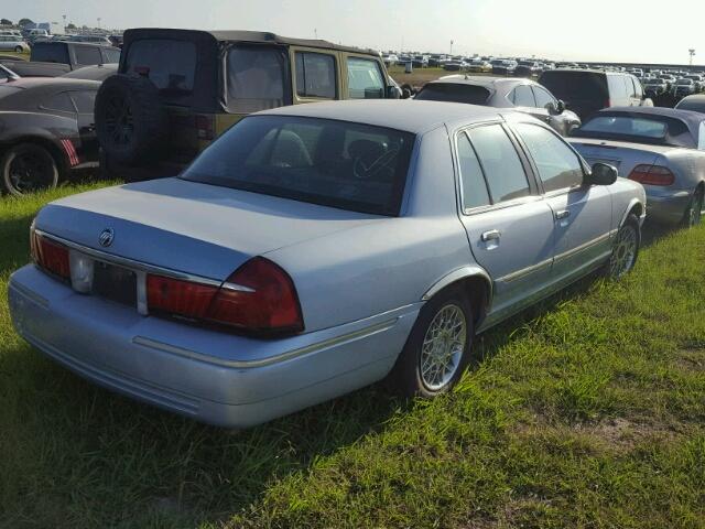 2MEFM74W5YX668586 - 2000 MERCURY GRAND MARQ BLUE photo 4