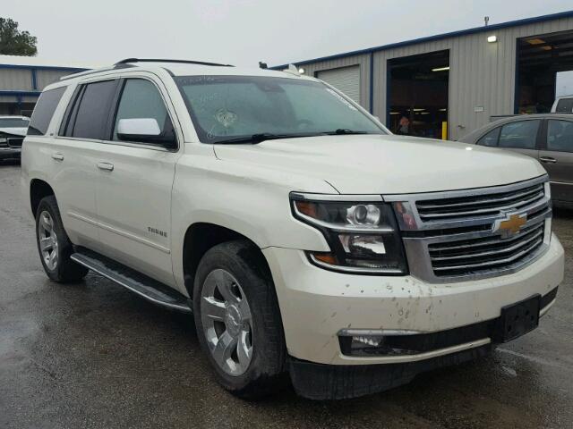 1GNSKCKC1FR734363 - 2015 CHEVROLET TAHOE WHITE photo 1