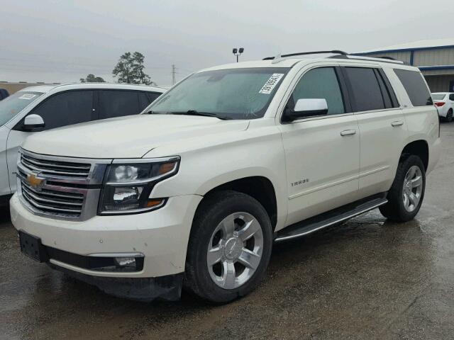 1GNSKCKC1FR734363 - 2015 CHEVROLET TAHOE WHITE photo 2