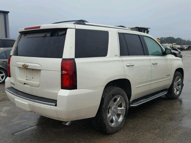 1GNSKCKC1FR734363 - 2015 CHEVROLET TAHOE WHITE photo 4