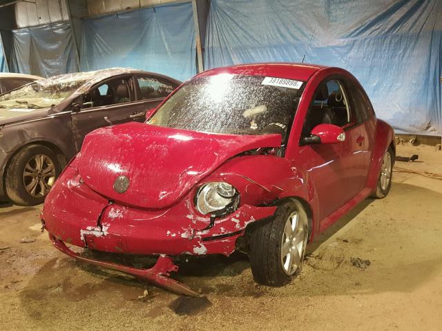 3VWPW31C37M516526 - 2007 VOLKSWAGEN NEW BEETLE Qırmızı foto 2