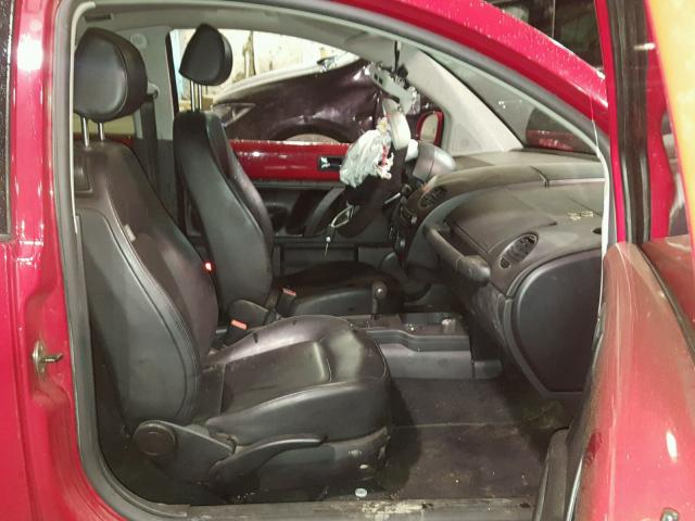 3VWPW31C37M516526 - 2007 VOLKSWAGEN NEW BEETLE Qırmızı foto 5