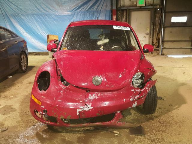3VWPW31C37M516526 - 2007 VOLKSWAGEN NEW BEETLE Qırmızı foto 9