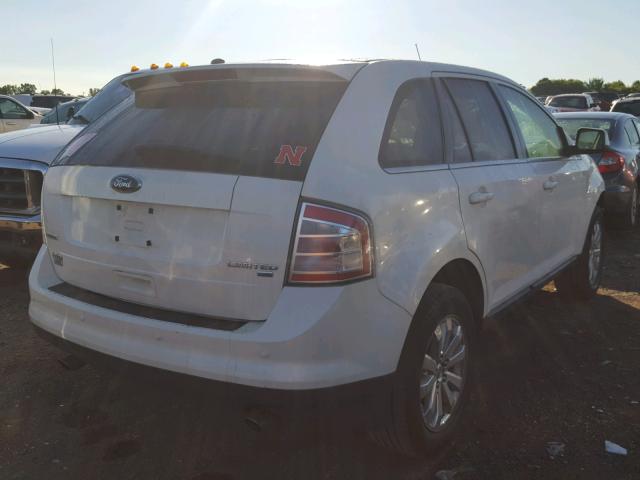 2FMDK49C58BA54934 - 2008 FORD EDGE LIMIT WHITE photo 4