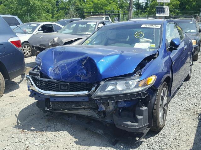 1HGCT1B34DA013014 - 2013 HONDA ACCORD LX- BLUE photo 2