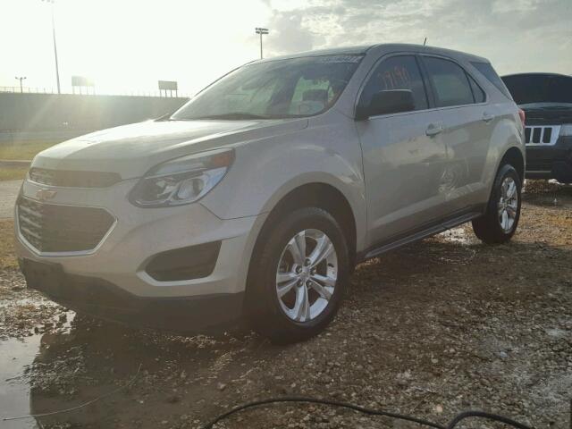 2GNALBEK9G1127563 - 2016 CHEVROLET EQUINOX SILVER photo 2