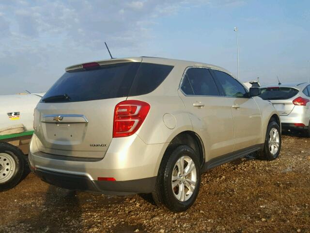 2GNALBEK9G1127563 - 2016 CHEVROLET EQUINOX SILVER photo 4