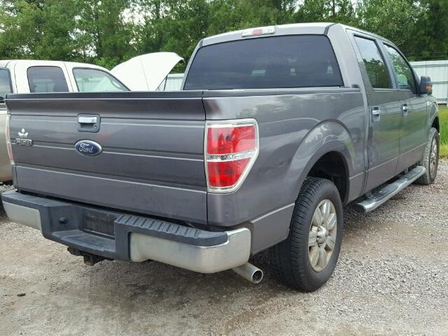 1FTEW1C89AFD87674 - 2010 FORD F150 SUPER CHARCOAL photo 4