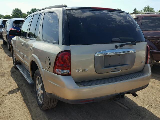 5GADT13S142377220 - 2004 BUICK RAINIER CX TAN photo 3