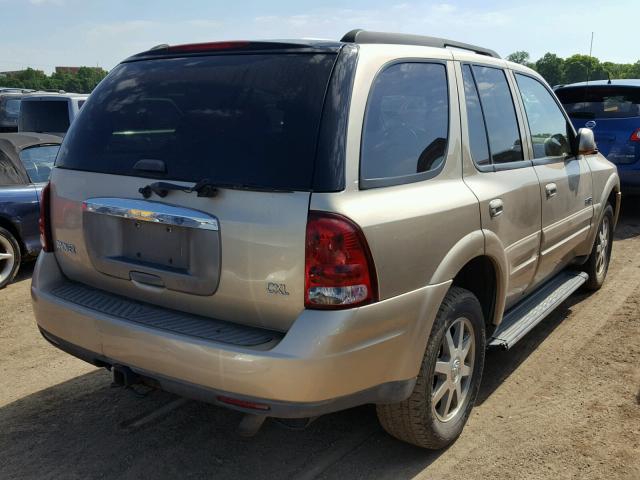 5GADT13S142377220 - 2004 BUICK RAINIER CX TAN photo 4