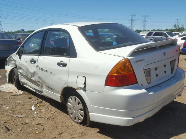 JS2RA62S655257587 - 2005 SUZUKI AERIO S WHITE photo 3