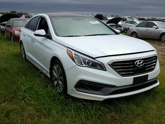 5NPE34AB5FH171861 - 2015 HYUNDAI SONATA WHITE photo 1