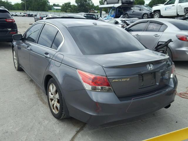 JHMCP26838C010077 - 2008 HONDA ACCORD EXL GRAY photo 3