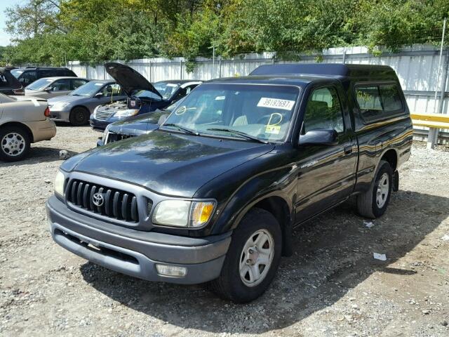 5TENL42N14Z409529 - 2004 TOYOTA TACOMA BLACK photo 2