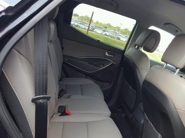 5NMZU3LB2HH016626 - 2017 HYUNDAI SANTA FE S 紫色 照片 6