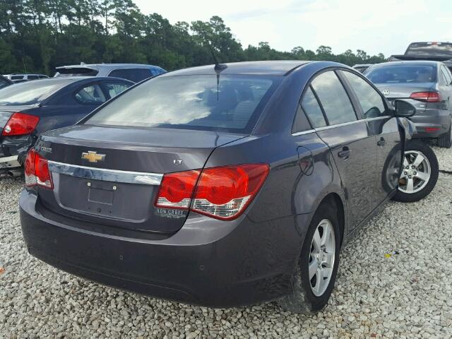 1G1PF5S92B7113604 - 2011 CHEVROLET CRUZE LT GRAY photo 4